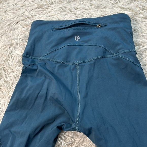 Lululemon Hot Pursuit High-Rise Crop 21" Petrol Blue - Picture 6 of 7